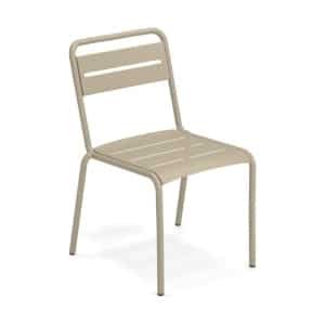 EMU Star tuinstoel aluminium taupe