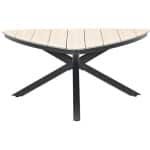 Edison triangle tafel 170 cm black/light teak Vironwood - Garden impressions