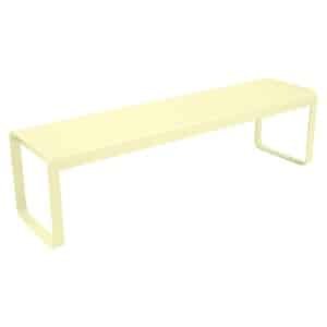 Fermob Bellevie bench tuinbank Frosted lemon