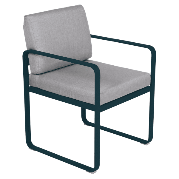 Fermob Bellevie dining armchair tuinstoel Acapulco blue - Flannel