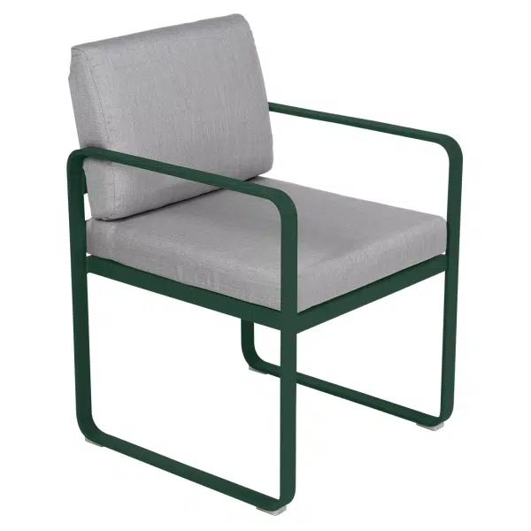 Fermob Bellevie dining armchair tuinstoel Cedar green - Flannel