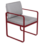 Fermob Bellevie dining armchair tuinstoel Chili - Flannel