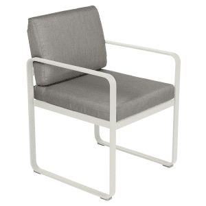 Fermob Bellevie dining armchair tuinstoel Clay grey - Grey taupe