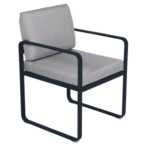 Fermob Bellevie dining armchair tuinstoel Deep blue -Flannel