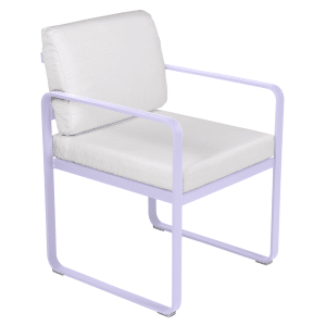 Fermob Bellevie dining armchair tuinstoel Marshmallow - Off-White
