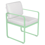 Fermob Bellevie dining armchair tuinstoel Opaline green - Off White