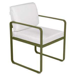 Fermob Bellevie dining armchair tuinstoel Pesto - Off-White