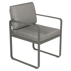 Fermob Bellevie dining armchair tuinstoel Rosemary - Grey taupe