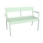 Fermob Luxembourg tuinbank met armleuning Ice Mint