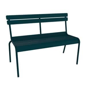 Fermob Luxembourg tuinbank met rugleuning Acapulco blue