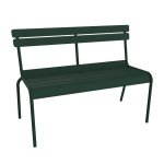 Fermob Luxembourg tuinbank met rugleuning Cedar green