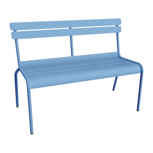 Fermob Luxembourg tuinbank met rugleuning Maya blue