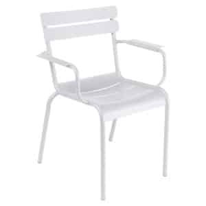 Fermob Luxembourg tuinstoel met arm Cotton white