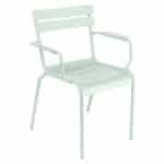 Fermob Luxembourg tuinstoel met arm Ice mint