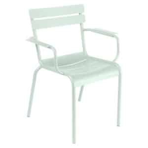 Fermob Luxembourg tuinstoel met arm Ice mint