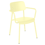 Fermob Studie tuinstoel met arm Frosted lemon