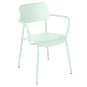 Fermob Studie tuinstoel met arm Ice mint