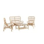 Fjôrd - Loungeset Naturel - Rotan - Ella