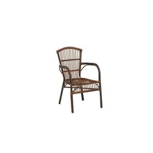 Fjôrd - Tuinstoel Bruin - Wicker - Galera