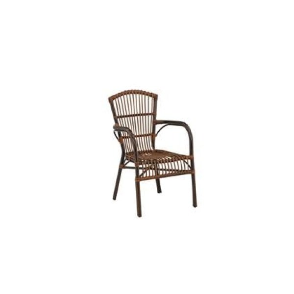 Fjôrd - Tuinstoel Bruin - Wicker - Galera