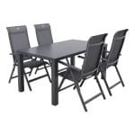 Hartman Milaan/Alma 160 cm. - verstelbare tuinset - 5-delig