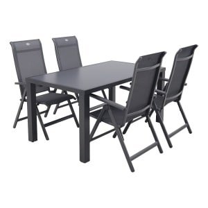Hartman Milaan/Alma 160 cm. - verstelbare tuinset - 5-delig