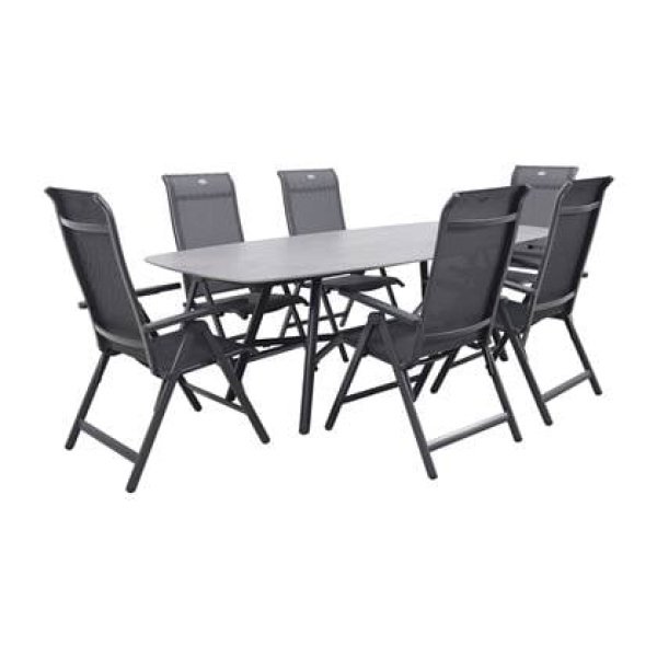 Hartman Milaan|Benevento 240x110 cm. - Deens ovale tuinset