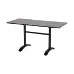 Hartman Outdoor Bistrotafel Sophie Studio inklapbaar, 138 x 68cm - Zwart