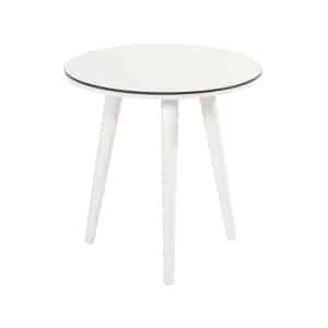 Hartman Outdoor Ronde Bistrotafel 'Sophie' HPL, 45 x 45cm, kleur Wit