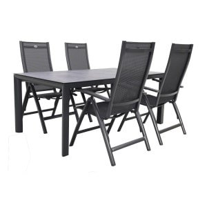 Hartman Roma/Baltimor 180 cm. verstelbare tuinset - 5-delig