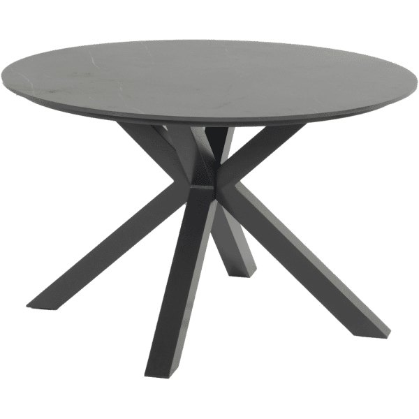 Hartman Ronde Tuintafel 'Xander' Keramiek, 120cm, kleur Antraciet