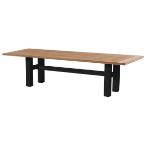 Hartman Tuintafel 'Sophie' Yasmani Teakhout, 300 x 100cm, kleur Naturel/Zwart