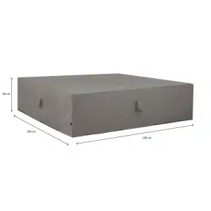 Hoes voor tuinset 180x190 cm grijs - Madison