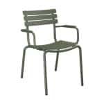 Houe Alua Dining tuinstoel met arm Olive Green