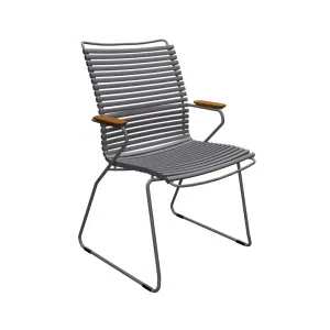 Houe Click Dining Tall tuinstoel Dark Grey