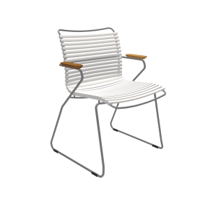 Houe Click Dining tuinstoel met arm Muted White