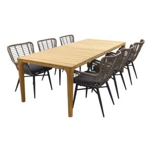 Jasmine - Natural / Liam tuinset - 240x100 cm.