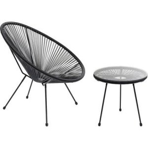 Kare Set Acapulco Black (2|parts)