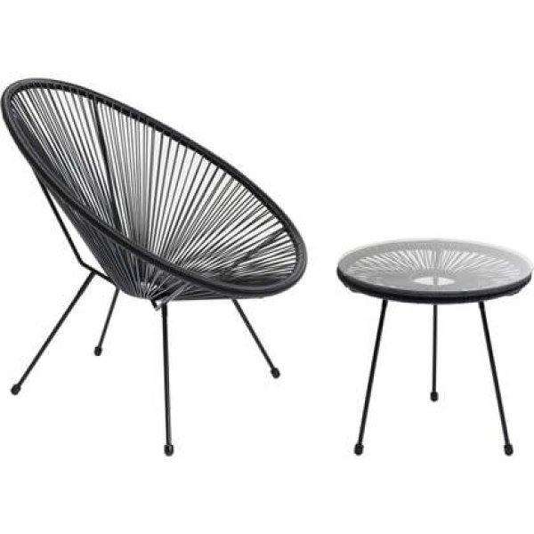 Kare Set Acapulco Black (2|parts)