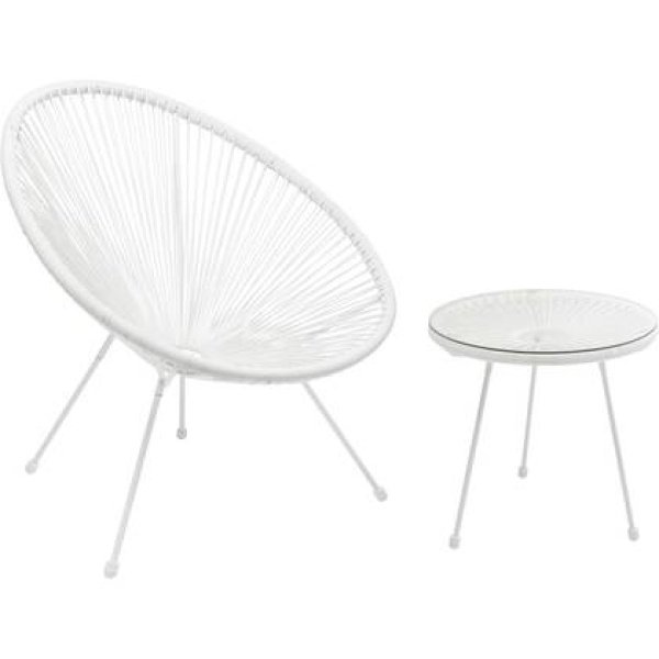 Kare Set Acapulco White (2|parts)