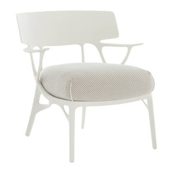 Kartell A.I. Tuinstoel - Wit / Beige
