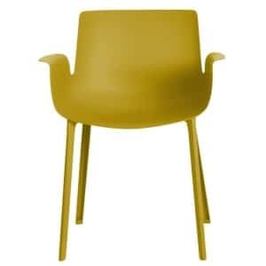Kartell Piuma stoel mosterd