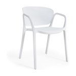 Kave Home Ania tuinstoel kunststof wit