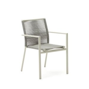 Kave Home Culip tuinstoel wit