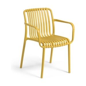Kave Home Isabellini tuinstoel geel