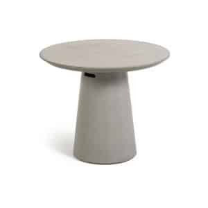 Kave Home Kave Home Eettafel Itai, Itai Tafel Cement Ø 90 Cm
