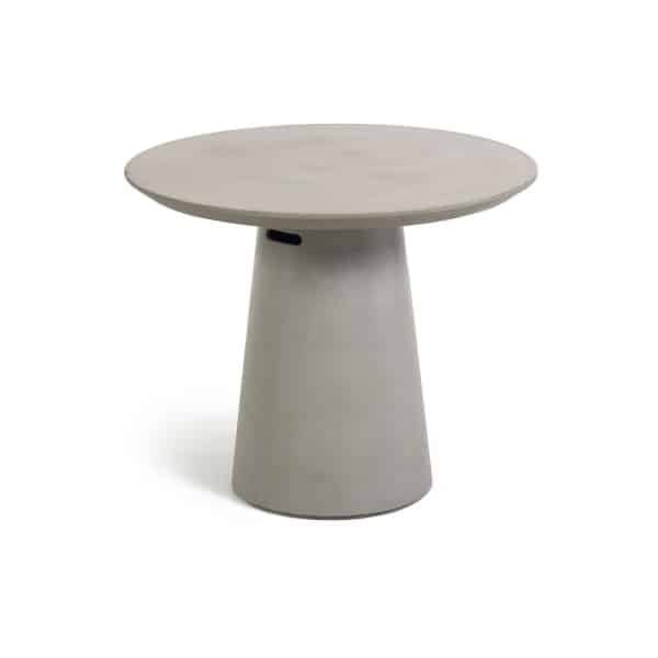 Kave Home Kave Home Eettafel Itai, Itai Tafel Cement Ø 90 Cm