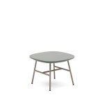 Kave Home Loungetafel Bramant Cement, 60 x 60cm - Mauve