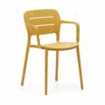 Kave Home Morella tuinstoel Mustard