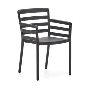 Kave Home Nariet tuinstoel Black